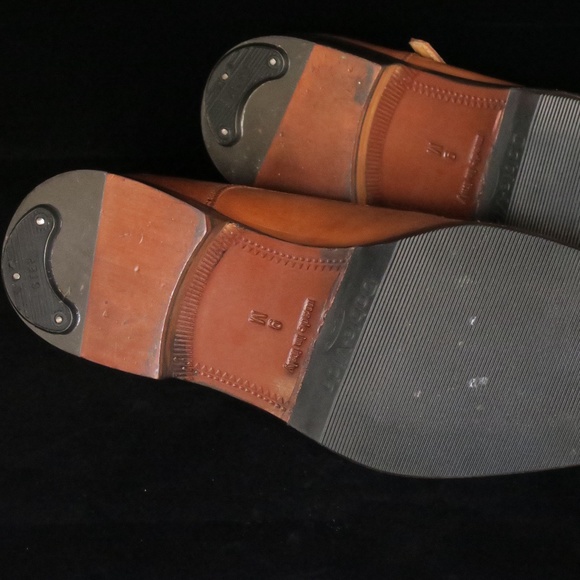 Sacks Fifth Avenue Mens Side Buckle Leather Dress Shoes (Made In Italy) 9M